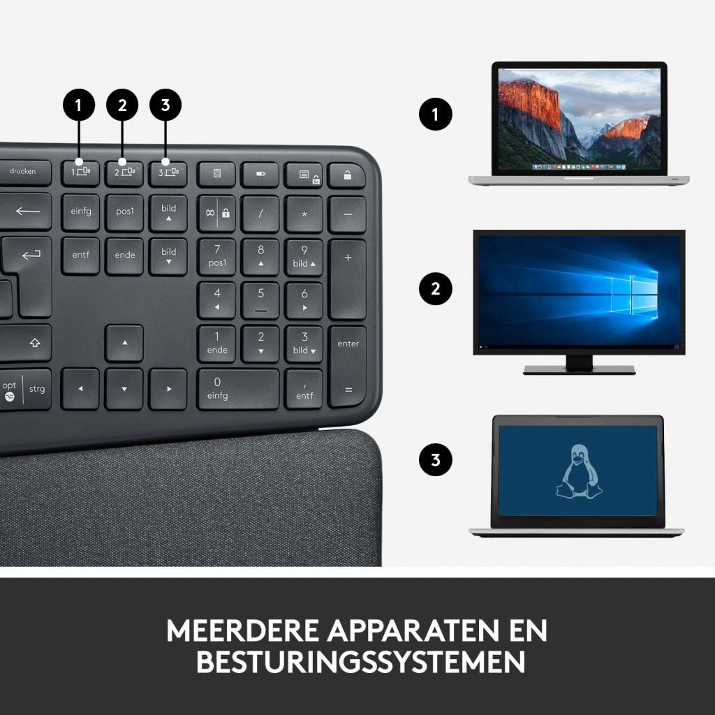 Logitech ERGO K860 - Afbeelding 6