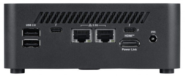 MSI Cubi NUC AI+ 2MG-002EU Copilot+ PC Intel Core Ultra 7 258V 32 GB LPDDR5x-SDRAM 1 TB SSD Windows 11 Home Mini PC Zwart - Afbeelding 3