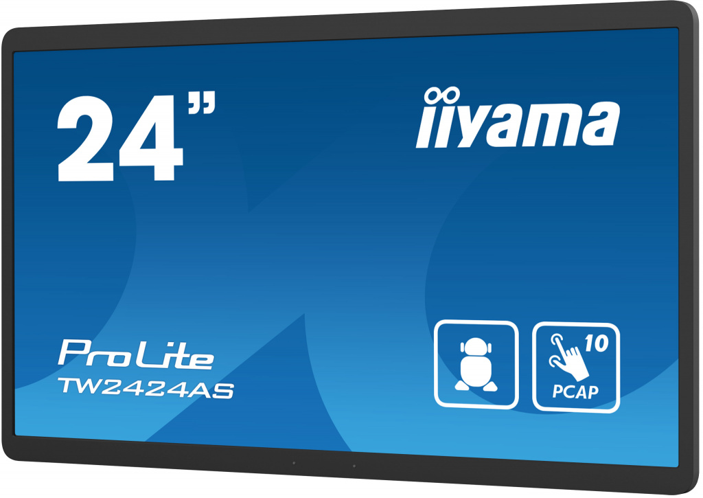 iiyama TW2424AS-B1 beeldkrant Digitale signage flatscreen 60,5 cm (23.8") Wifi 250 cd/m² 4K Ultra HD Zwart Touchscreen Type proc - Afbeelding 5