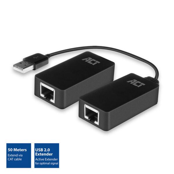 ACT USB Extender set over UTP, tot 50 meter - Afbeelding 2