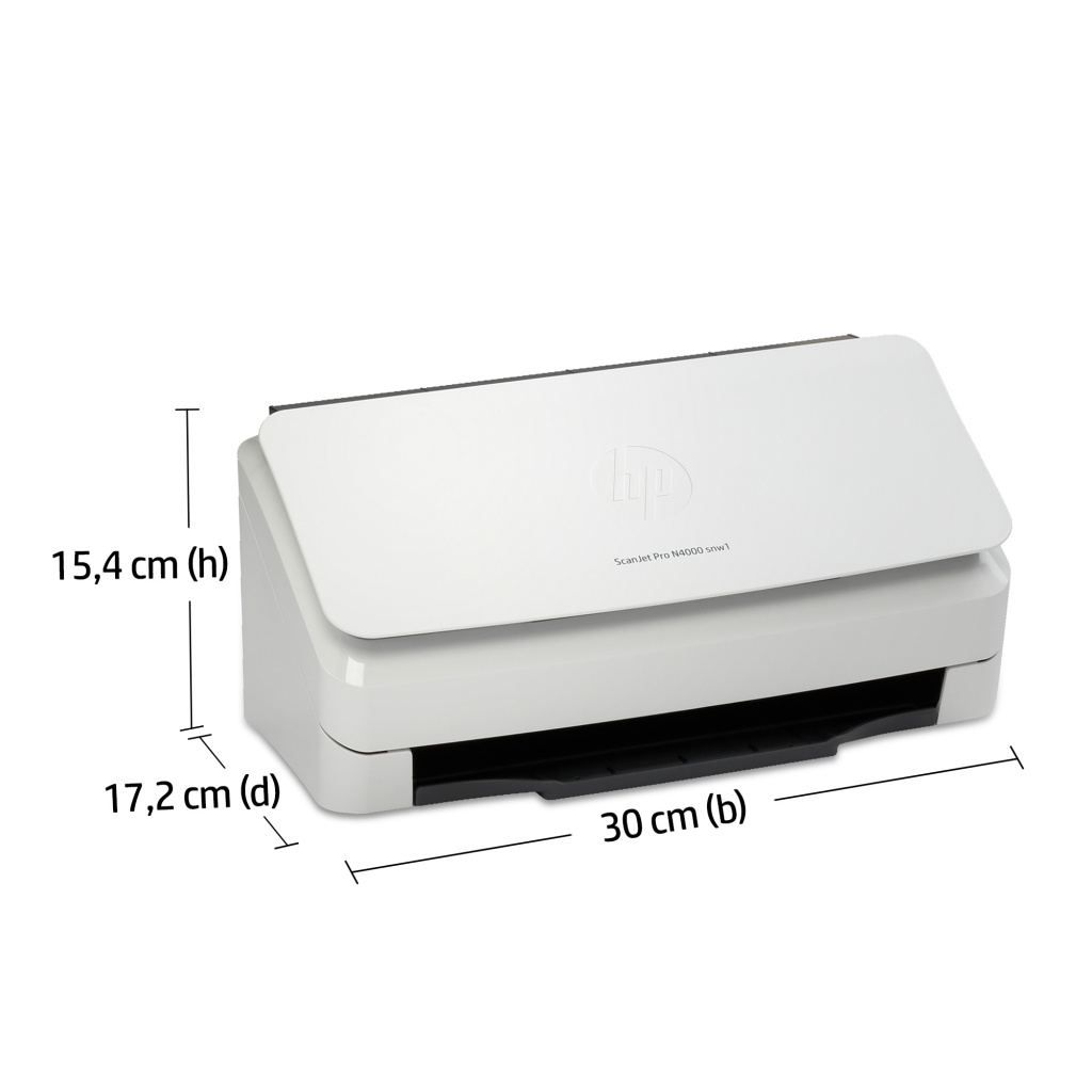 HP ScanJet Pro N4000 snw1 Paginascanner 600 x 600 DPI A4 Zwart, Wit - Afbeelding 13