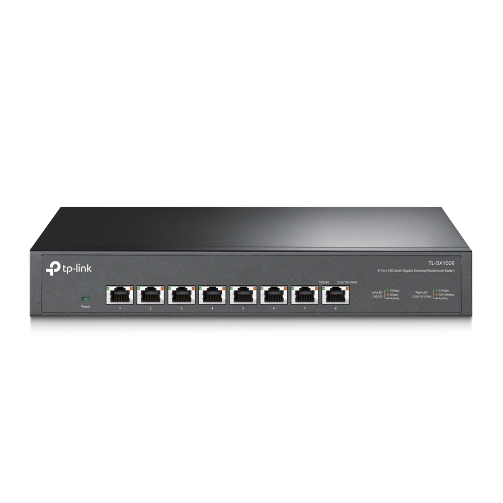 TP-Link TL-SX1008 netwerk-switch Unmanaged 10G Ethernet (100/1000/10000) 1U Zwart - Afbeelding 2