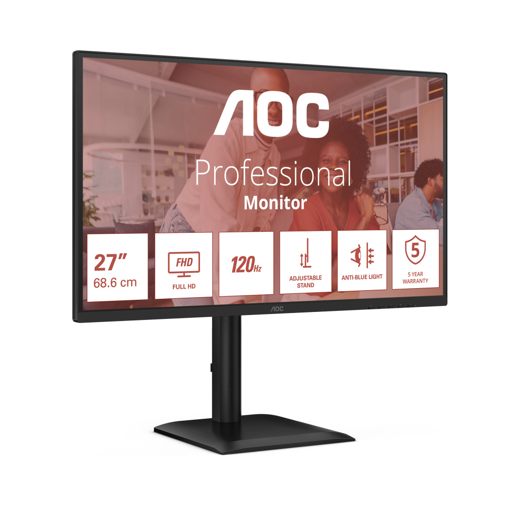 AOC 27E4CV computer monitor 68,6 cm (27") 1920 x 1080 Pixels Full HD LED Zwart - Afbeelding 22