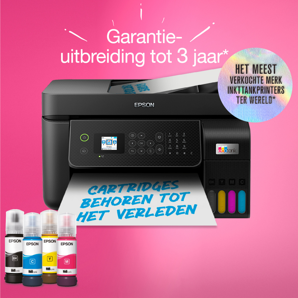 Epson EcoTank ET-4800 A4 multifunctionele Wi-Fi-printer met inkttank, inclusief tot 3 jaar inkt - Afbeelding 19