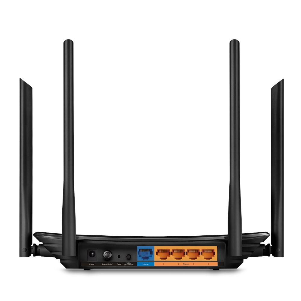 TP-Link Archer C6 draadloze router Gigabit Ethernet Dual-band (2.4 GHz / 5 GHz) Zwart - Afbeelding 3