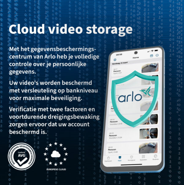 Arlo Essential 3 2K-beveiligingscamera, 2-cam met Zonnepaneel Oplader - Afbeelding 6