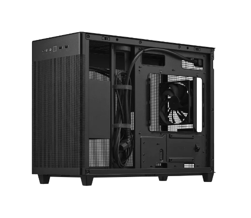 ASUS PRIME AP201 MicroATX Mini Tower Zwart - Afbeelding 3