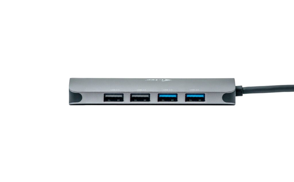 i-tec Metal USB-C Nano 2x Display Docking Station with PD 100 W + Charger 100W - Afbeelding 2