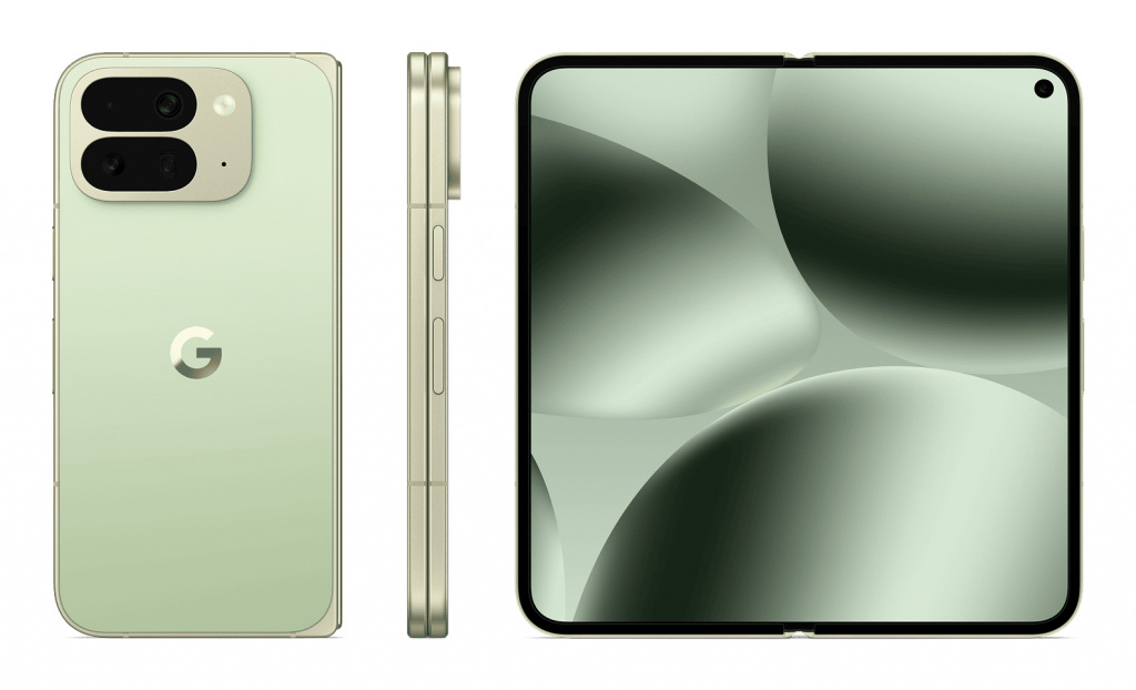 Google Pixel 10 Pro Fold 20,3 cm (8") Dual SIM Android 16.0 5G 16 GB 512 GB 5015 mAh Lichtgroen