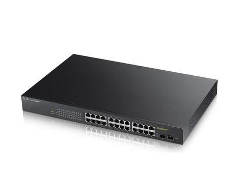 Zyxel GS1900-24HP Managed Gigabit Ethernet (10/100/1000) 1U Zwart - Afbeelding 4