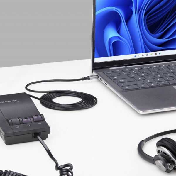 StarTech.com USB-C naar RJ9 Adapter voor Bureau Handset of Bedrade/Draadloze Koptelefoon, Gebruik bestaande telefoonapparatuur, - Afbeelding 5