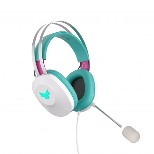 ASUS TUF Gaming H1 Gen II Hatsune Miku Edition Headset Bedraad Hoofdband Gamen USB Type-A Roze, Turkoois, Wit - Afbeelding 7