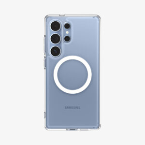 Spigen Ultra Hybrid (MagFit) mobiele telefoon behuizingen 17,5 cm (6.9") Hoes Transparant, Wit