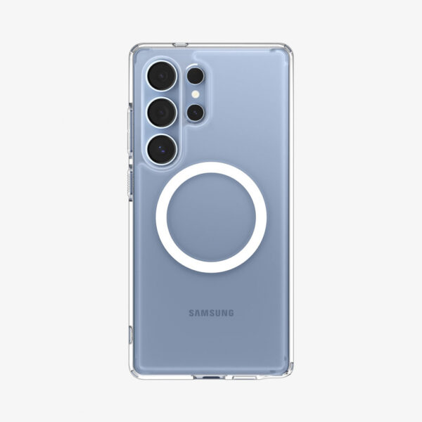 Spigen Ultra Hybrid (MagFit) mobiele telefoon behuizingen 17,5 cm (6.9") Hoes Transparant, Wit