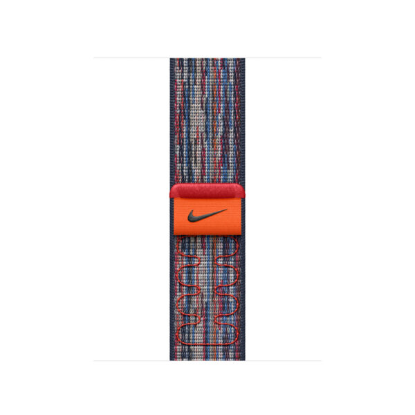 Apple MC1J4ZM/A slimme draagbare accessoire Band Blauw, Rood Nylon