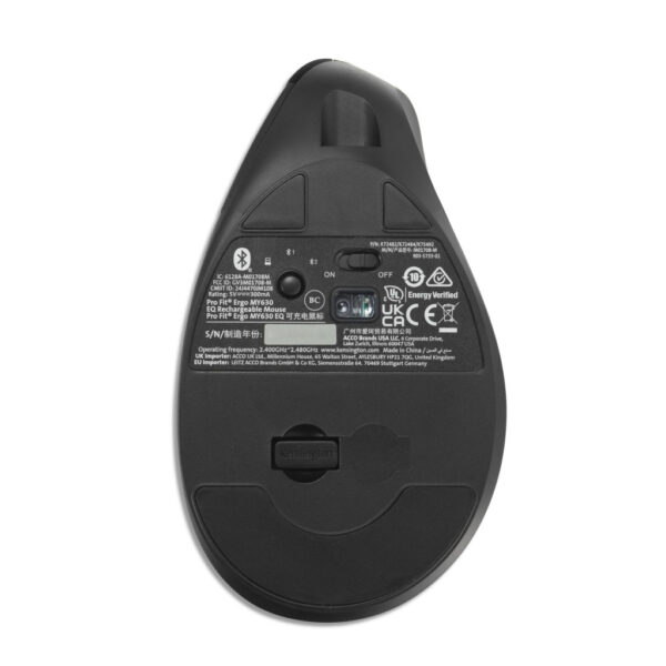 Kensington Pro Fit Ergo MY630 EQ Rechargeable Mouse - Afbeelding 9