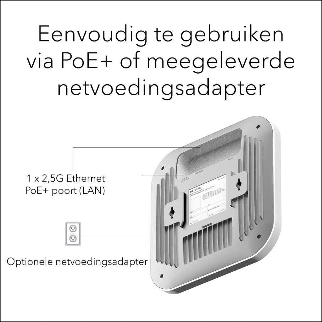 NETGEAR Insight Cloud Managed WiFi 6 AX3600 Dual Band Access Point (WAX620) - Afbeelding 14