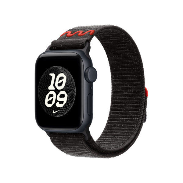 Apple Nike Sport Loop Band Zwart Nylon, Gerecycled polyester, Spandex - Afbeelding 3