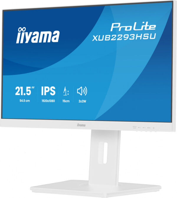 iiyama ProLite XUB2293HSU-W7 computer monitor 54,6 cm (21.5") 1920 x 1080 Pixels Full HD LED Wit - Afbeelding 5