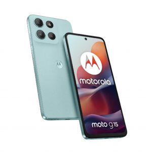 Motorola moto g15 17,1 cm (6.72") Dual SIM Android 15 4G USB Type-C 4 GB 128 GB 5200 mAh Lichtblauw