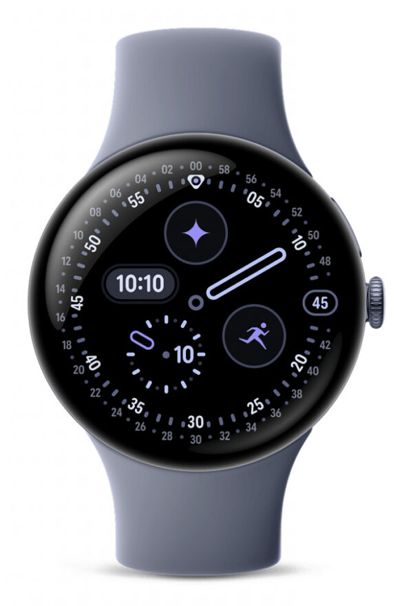 Google Pixel Watch 4 AMOLED 45 mm Digitaal Touchscreen Blauw Wifi GPS - Afbeelding 3