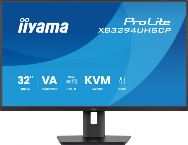 iiyama XB3294UHSCP-B1 computer monitor 80 cm (31.5") 3840 x 2160 Pixels 4K Ultra HD Zwart - Afbeelding 2