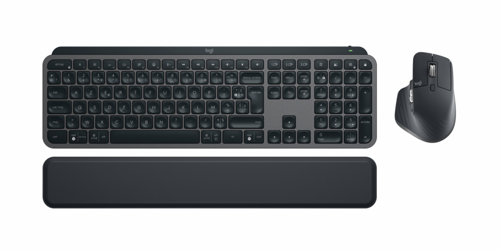 Logitech Master 920-011607 toetsenbord Inclusief muis Kantoor Bluetooth AZERTY Frans Grafiet