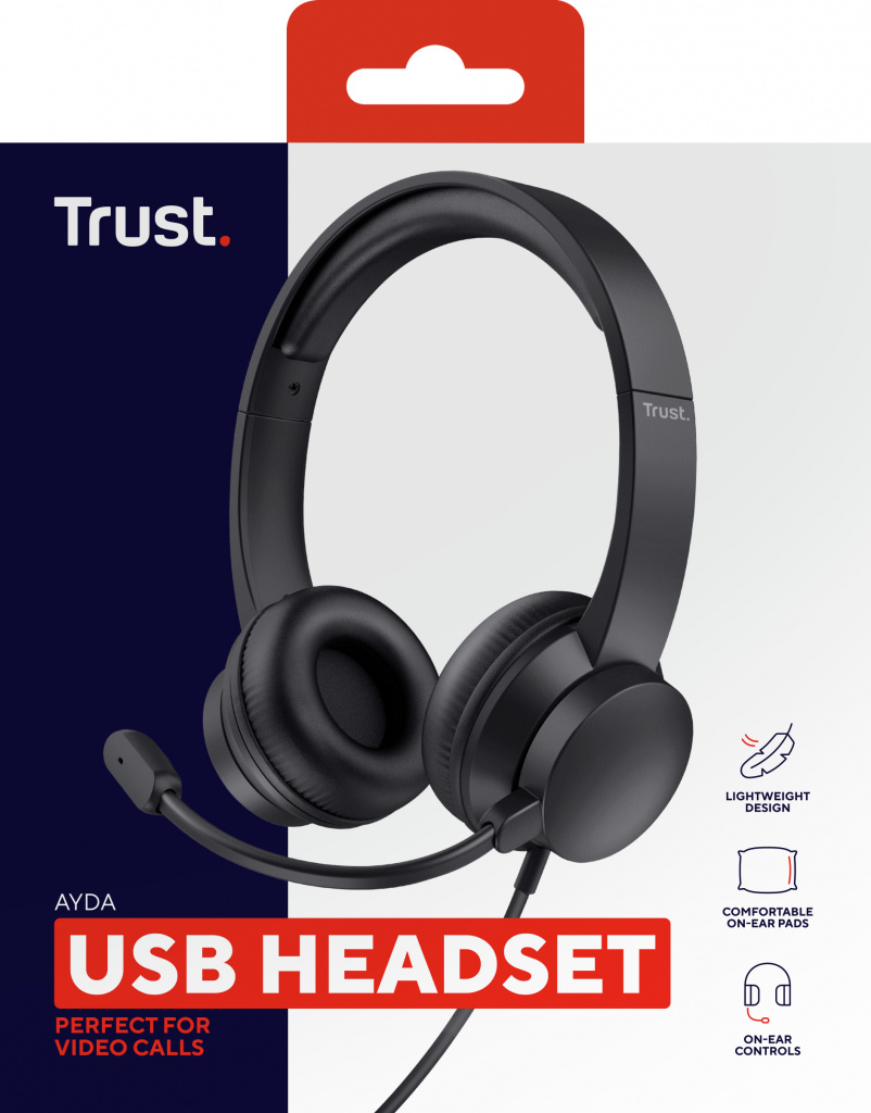 Trust Ayda – Headset met microfoon voor PC en Laptop met USB aansluiting - Afbeelding 7
