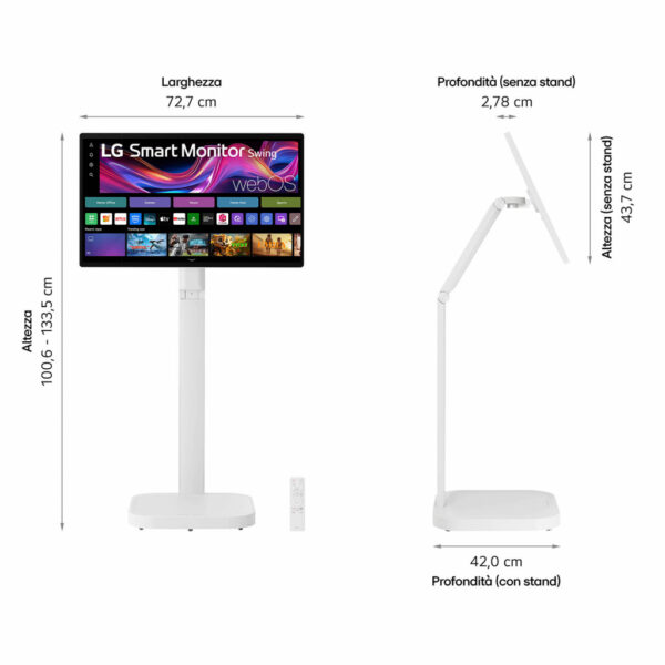 LG 32U889SA computer monitor 80 cm (31.5") 3840 x 2160 Pixels 4K Ultra HD LCD Touchscreen Wit - Afbeelding 3