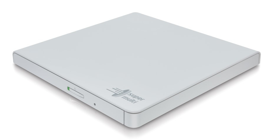 Hitachi-LG Slim Portable DVD-Writer optisch schijfstation DVD±RW Wit