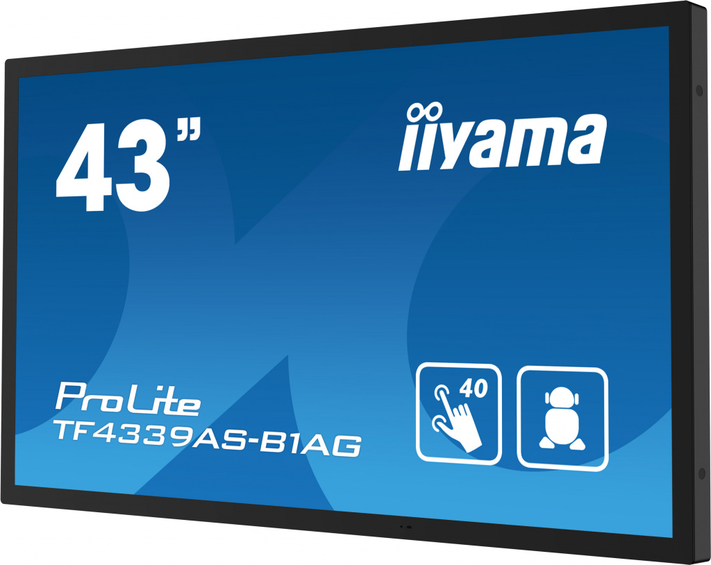 iiyama TF4339AS-B1AG beeldkrant Digitale signage flatscreen 108 cm (42.5") LED 500 cd/m² 4K Ultra HD Zwart Touchscreen Type proc - Afbeelding 6