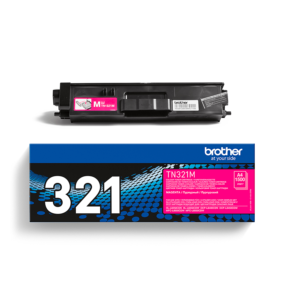 Brother TN-321M tonercartridge 1 stuk(s) Origineel Magenta - Afbeelding 2
