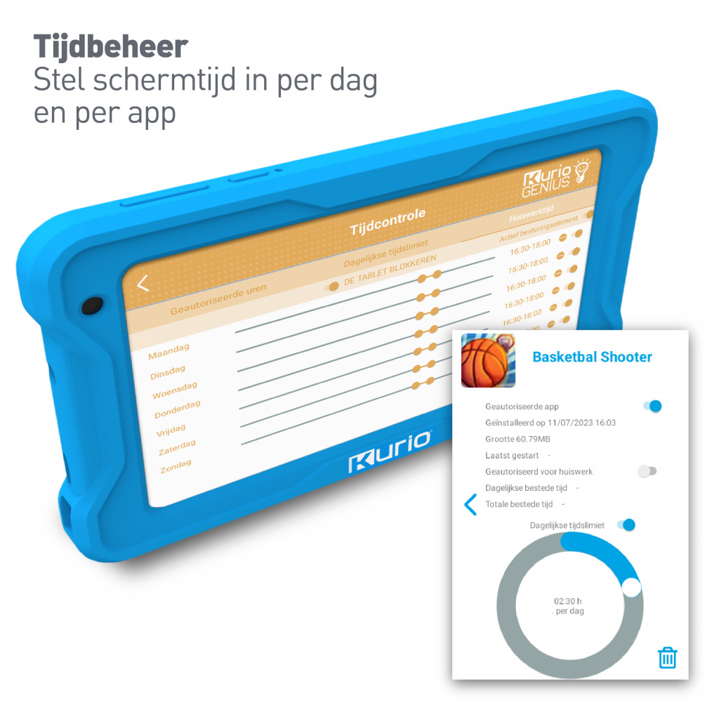 Kurio Tab Premium 32 GB Wifi Blauw - Afbeelding 28