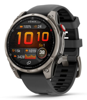 Garmin fēnix 8 Pro 3,56 cm (1.4") AMOLED 47 mm Digitaal 454 x 454 Pixels Touchscreen Grafiet, Titanium Wifi GPS