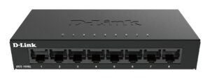 D-Link DGS-108GL Unmanaged Gigabit Ethernet (10/100/1000) Zwart