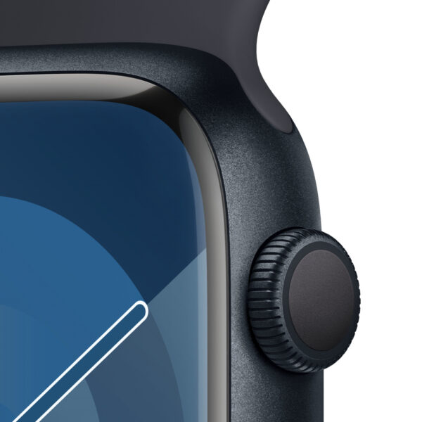 Apple Watch Series 9 45 mm Digitaal 396 x 484 Pixels Touchscreen Zwart Wifi GPS - Afbeelding 3