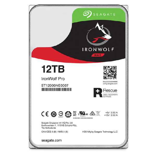 Seagate IronWolf Pro ST12000NT001 interne harde schijf 12 TB 7200 RPM 256 MB 3.5" SATA III - Afbeelding 4