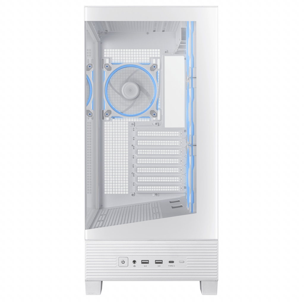 ASUS A31 Plus TG ARGB WHITE Midi Tower Wit - Afbeelding 4