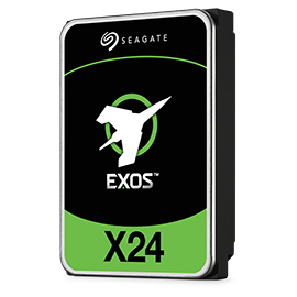 Seagate Exos X24 interne harde schijf 16 TB 7200 RPM 512 MB 3.5" SATA III