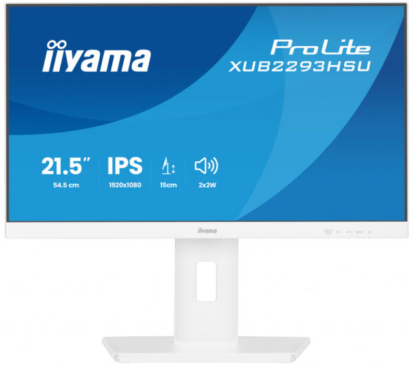iiyama ProLite XUB2293HSU-W7 computer monitor 54,6 cm (21.5") 1920 x 1080 Pixels Full HD LED Wit - Afbeelding 3