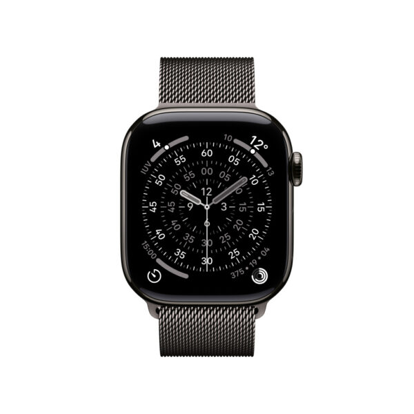 Apple Watch Series 11 OLED 42 mm Digitaal 374 x 446 Pixels Touchscreen 5G Titanium Wifi GPS - Afbeelding 2