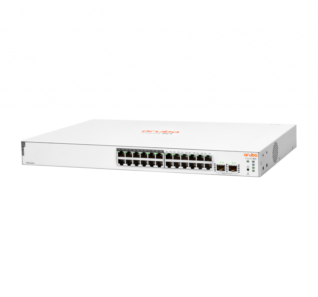Hewlett Packard Enterprise Aruba Instant On 1830 24G 12p Class4 PoE 2SFP 195W Managed L2 Gigabit Ethernet (10/100/1000) Power ov - Afbeelding 2
