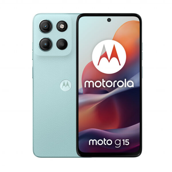 Motorola moto g15 17,1 cm (6.72") Dual SIM Android 15 4G USB Type-C 4 GB 128 GB 5200 mAh Lichtblauw - Afbeelding 2