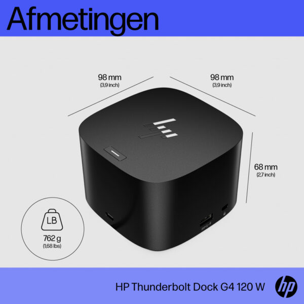 HP Thunderbolt Dock 120 watt G4 - Afbeelding 7