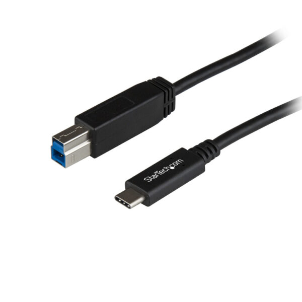 StarTech.com 1m USB-B naar USB-C Kabel, USB 10Gbps, USB 3.2 Gen 2 Type C naar USB-B Data Transfer Kabel