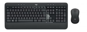 Logitech 920-008675 toetsenbord Inclusief muis Universeel RF Draadloos QWERTZ Duits Zwart, Wit