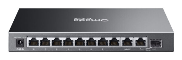 TP-Link Omada ES210GP netwerk-switch Managed L2 Gigabit Ethernet (10/100/1000) Power over Ethernet (PoE) DIN rail Zwart - Afbeelding 5