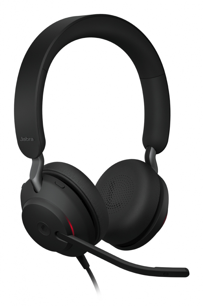 Jabra Evolve2 40 SE Headset Bedraad Hoofdband Oproepen/muziek USB Type-C / USB Type-A Zwart