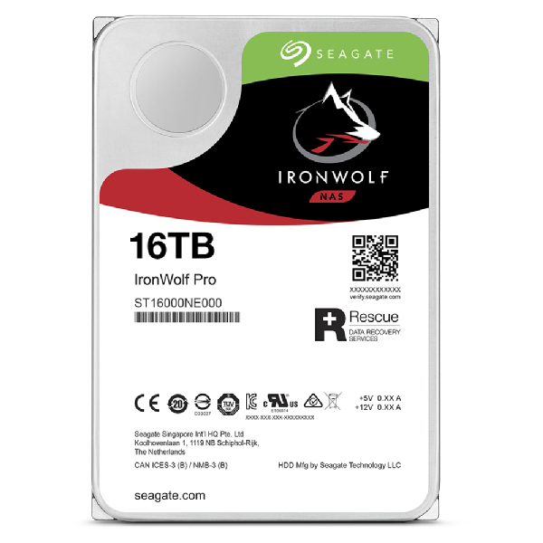 Seagate IronWolf Pro ST16000NT001 interne harde schijf 16 TB 7200 RPM 256 MB 3.5" - Afbeelding 4