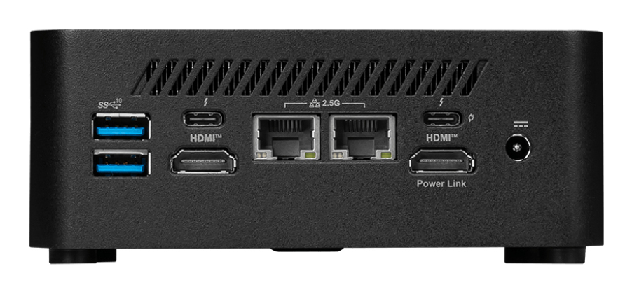 MSI CUBI NUC AI 1UMG-019BEU PC/workstation barebone Zwart 125H Intel SoC - Afbeelding 3
